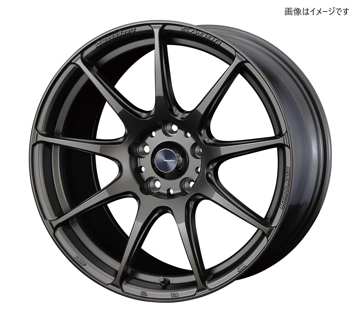 【個人宅発送可能】 Weds ウェッズ 18&times;9.5J +38 5穴 PCD114.3 EJ-BRONZE ホイール 1本 WEDS SPORT SA99R ウェッズスポーツ エスエーキュウキュウアール (73930)｜ＶＥＮＵＳ