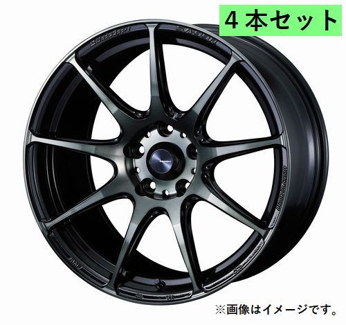【個人宅発送可能】Weds ウェッズ 18&times;8.0J +42 5穴 PCD114.3 WBC ホイール 4本セット WEDS SPORT SA99R ウェッズ スポーツ エスエーキュウキュウアール (73913)｜ＶＥＮＵＳ