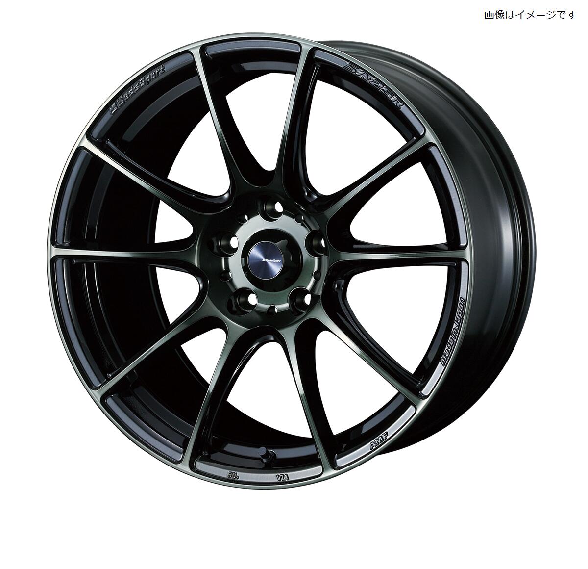 【個人宅発送可能】 Weds ウェッズ 18&times;9.5J +12 5穴 PCD114.3 WBC ホイール 1本 WEDS SPORT SA25R ウエッズスポーツ エスエーニーゴーアール (73748)｜ＶＥＮＵＳ