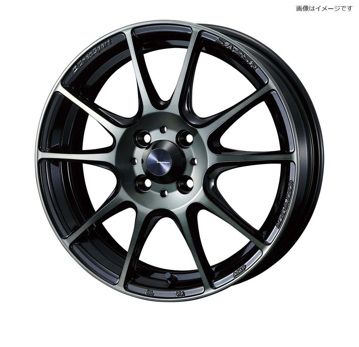 【個人宅発送可能】 Weds ウェッズ 16&times;6.5J +38 4穴 PCD100 WBC ホイール 1本 WEDS SPORT SA25R ウエッズスポーツ エスエーニーゴーアール (73691)｜ＶＥＮＵＳ 15,897円