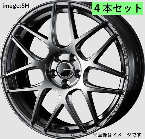 カジュアルな-Weds ウェッズ 18X8.0J +42 5穴 PCD114.3 WBC M14