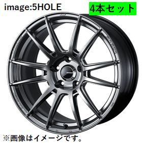 【個人宅発送可能】 ウェッズ Weds 18X8.0J +42 5穴 PCD114.3 PSB ホイール 4本セット WEDS SPORT SA62R ウェッズ スポーツ エスエーロクニーアール (41814)