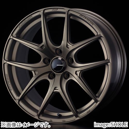 【個人宅発送可能】ウェッズ Weds 18X8.5J +52 5H 114.3 EJ-BRONZE II ホイール 1本 WEDS SPORT SA-01R (74658)