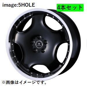 【個人宅発送可能】 ウェッズ Weds 20X8.0J +42 5穴 PCD114.3 BLK/P ホイール 4本セット NOVARIS ASSETE D1 ノヴァリス・アセット ディーワン (41856) 78,408円