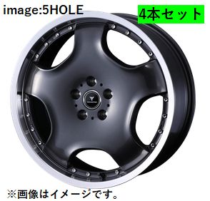 【個人宅発送可能】 ウェッズ Weds 20X8.0J +42 5穴 PCD114.3 GMT/P ホイール 4本セット NOVARIS ASSETE D1 ノヴァリス・アセット ディーワン (41865)