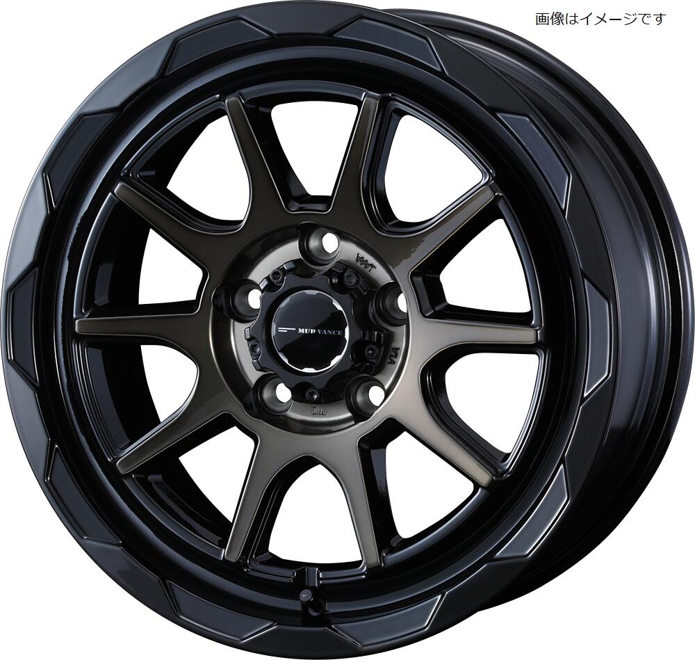 【個人宅発送可能】ウェッズ Weds 17X7.0J +40 5穴 PCD114.3 BPBR ホイール 1本 MUD VANCE 06 マッドヴァンス ゼロシックス (39824)|VENUS