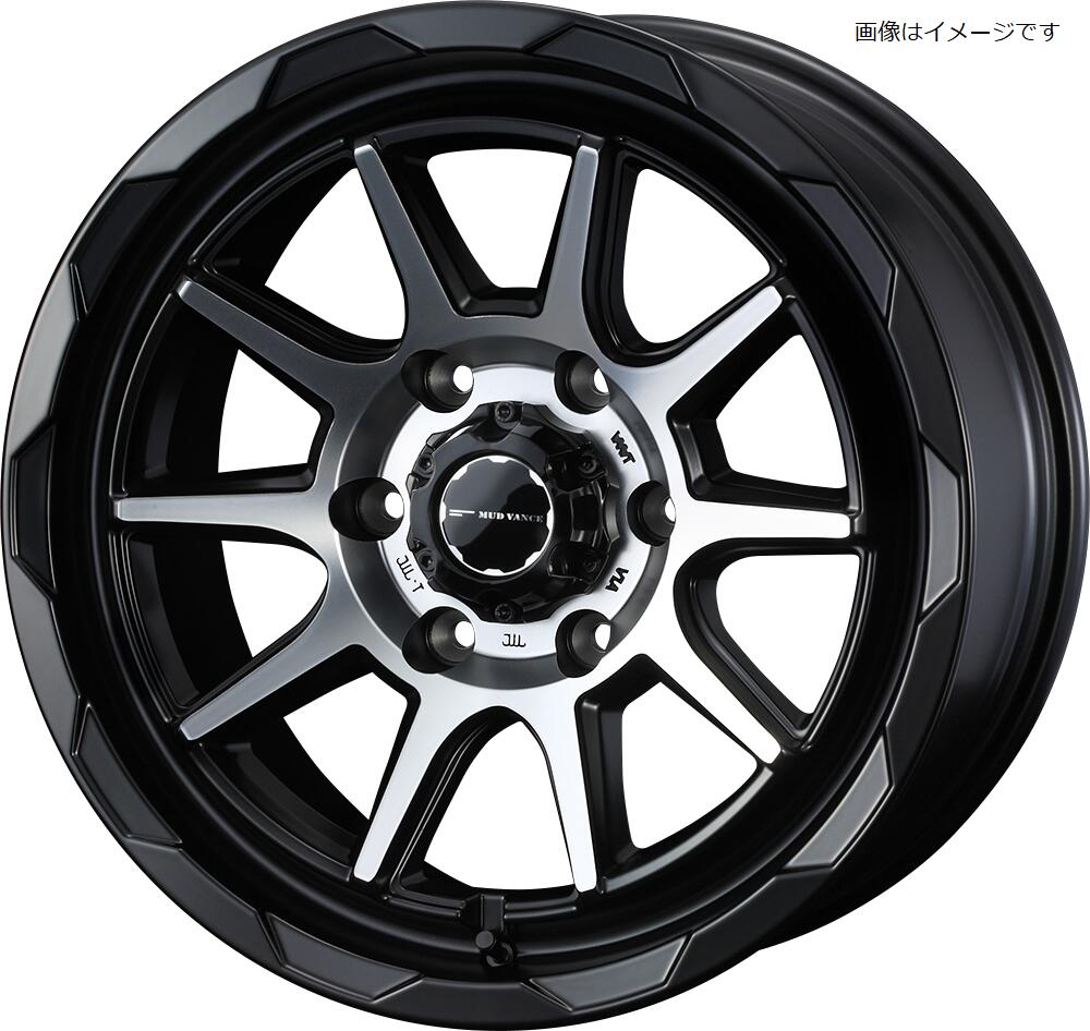 【個人宅発送可能】ウェッズ Weds 15X6.0J +33 6穴 PCD139.7 MBP ホイール 1本 WEDS ADVENTURE MUD VANCE 06 マッドヴァンス ゼロシックス (39811)