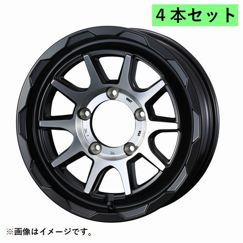 【個人宅発送可能】ウェッズ Weds 16X6.0J -05 5穴 PCD139.7 MBP ホイール 4本セット MUD VANCE 06 マッドヴァンス ゼロシックス (40226)