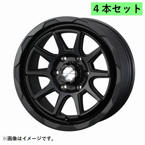 【個人宅発送可能】ウェッズ Weds 16X6.5J +38 6穴 PCD139.7 FMBK ホイール 4本セット MUD VANCE 06 マッドヴァンス ゼロシックス (40206)｜ＶＥＮＵＳ