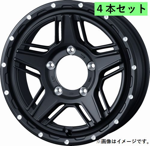 【個人宅発送可能】ウェッズ Weds 15X6.0J +00 5穴 PCD139.7 FMBK ホイール 4本 MUD VANCE 07 マッドヴァンス ゼロセブン (40532)|VENUS