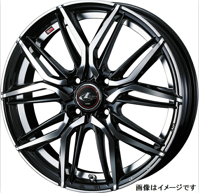 【個人宅発送可能】 Weds ウェッズ 15×5.5J +50 4穴 PCD100 PBMC ホイール 1本 LEONIS LM レオニス レオニス・エルエム (40777) 15,230円