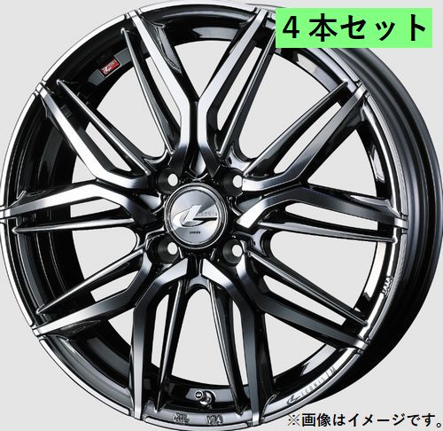 Weds ウェッズ 14×4.5J +45 4穴 PCD100 BMCMC ホイール 4本 LEONIS LM レオニス レオニス・エルエム (40769)|VENUS