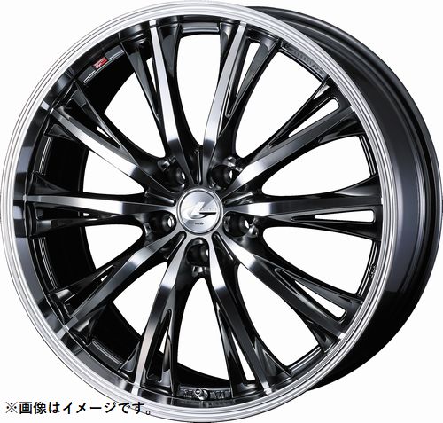 【個人宅発送可能】 Weds LEONIS RT 19X8.0J 5穴 PCD114.3 BMCMC ホイール 1本 レオニス・アールティー (41203)