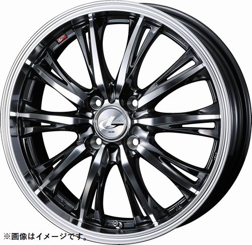 【個人宅発送可能】 Weds LEONIS RT 15X5.5J +43 4穴 PCD100 BMCMC ホイール 1本 レオニス・アールティー (41161)