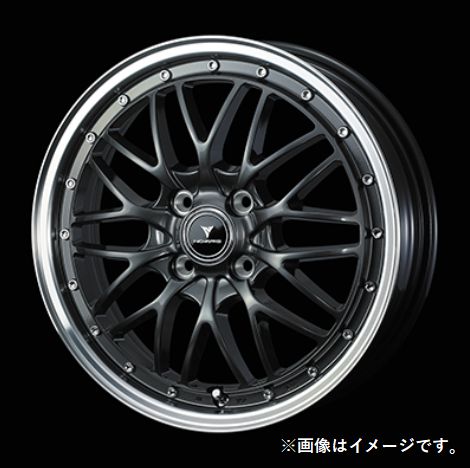 【個人宅発送可能】Weds NOVARIS ASSET M1 16X5.0J +45 4穴 PCD100 GMT/P ホイール 1本 ノヴァリス・アセット エムワン (41071)|VENUS