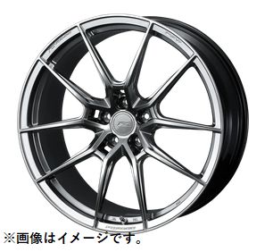 【個人宅発送可能】 ウェッズ Weds 18X8.5J +43 5穴 PCD112 DBK ホイール 1本 F ZERO FZ-6 エフゼロ エフゼットシックス (41869)
