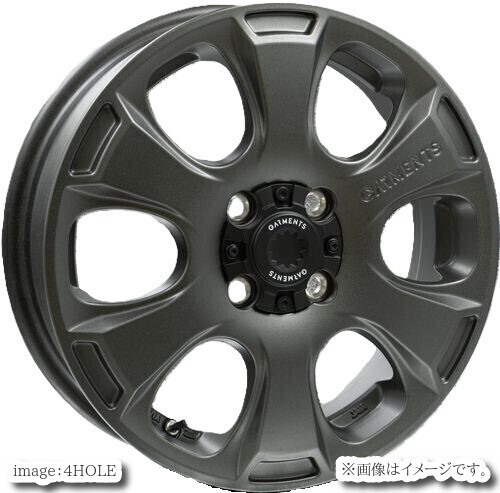 【個人宅発送可能】 ウェッズ Weds 15X4.5J +45 4穴 PCD100 GMT ホイール 1本 CROSSOVER GARMENTS STYLE-A クロスオーバー ガーメンツ (42089)