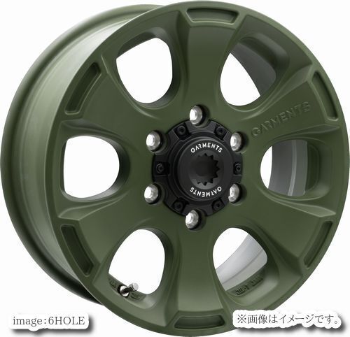 【個人宅発送可能】 ウェッズ Weds 16X6.5J +38 6穴 PCD139.7 KHA ホイール 1本 CROSSOVER GARMENTS STYLE-A クロスオーバー ガーメンツ (42087)