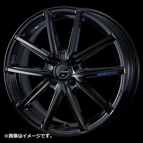 【個人宅発送可能】 ウェッズ Weds 15X4.5J +45 4穴 PCD100 PBK M12 ホイール 1本 LEONIS NAVIA 08 レオニス ナヴィア ゼロエイト (42194)