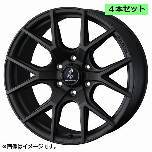 【個人宅発送可能】 ウェッズ Weds 18X8.0J +20 6穴 PCD139.7 FMBK ホイール ４本セット MUD VANCE SD マッドヴァンス エスディー (42177)
