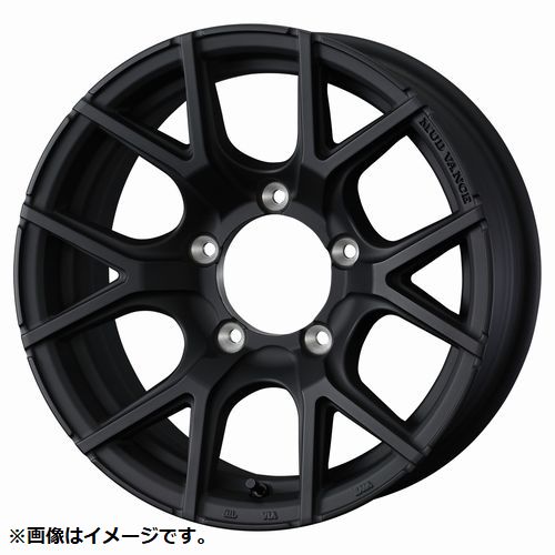 【個人宅発送可能】 ウェッズ Weds 16X8.0J +10 5穴 PCD114.3 FMBK ホイール 1本 MUD VANCE SD マッドヴァンス エスディー (42172)