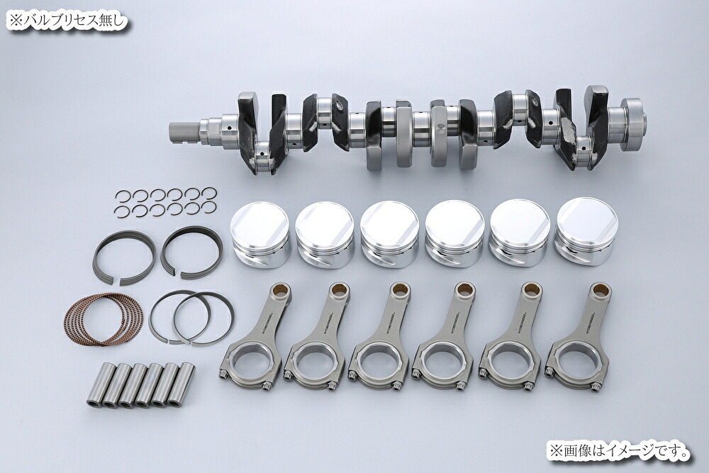 【個人宅発送可能】TOMEI 東名パワード ストローカーキット RB28 NISSAN ニッサン RB26DETT RB25DET φ86.2 リセス無 コンロッドベアリング合わせ済み (250022)｜ＶＥＮＵＳ