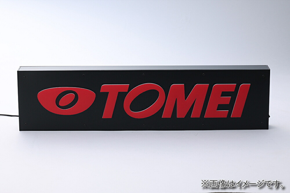 【個人宅発送可能】【受注生産品】東名パワード LEDディスプレイ TOMEI Sサイズ 赤 レッド アクリル (KS0004)|VENUS