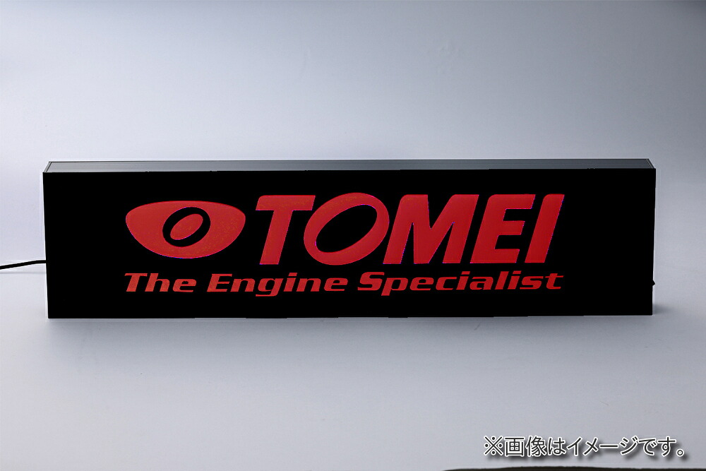 【個人宅発送可能】【受注生産品】東名パワード LEDディスプレイ TOMEI ロゴ入り Sサイズ 赤 レッド アクリル (KS0002)