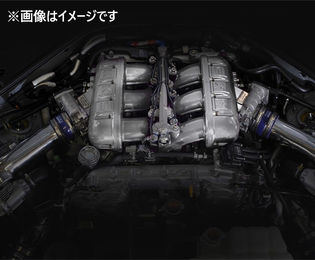 HKS HIGH-FLOW SURGE TANK FULL KIT(無塗装版) ハイフロー サージタンク フルキット NISSAN ニッサン GT-R R35 VR38DETT 07/12- (13008-AN003)