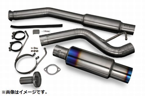 【個人宅発送可能】 リアルスピードエンジニアリング フルチタニウム マフラー フルチタン エキゾースト システム NISSAN 日産 GT-R BCNR33 RB26DETT 【競技専用】(RB6090-NS05B)