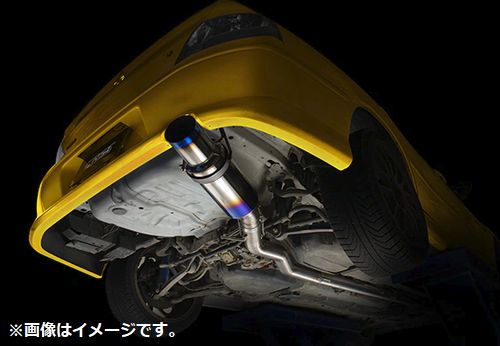 【個人宅発送可能】リアルスピードエンジニアリング フルチタン マフラー 三菱 ランエボ VII/VIII/IX EVO7-9 CT9A 4G63 JDMバンパー (RB6090-MT01A)