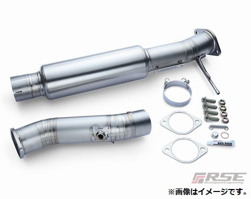 【個人宅発送可能】リアルスピードエンジニアリング R.S.E フルチタン ミッドパイプ キット MAZDA マツダ RX-7 FD3S 13B-REW(RB6100-MZ05A)