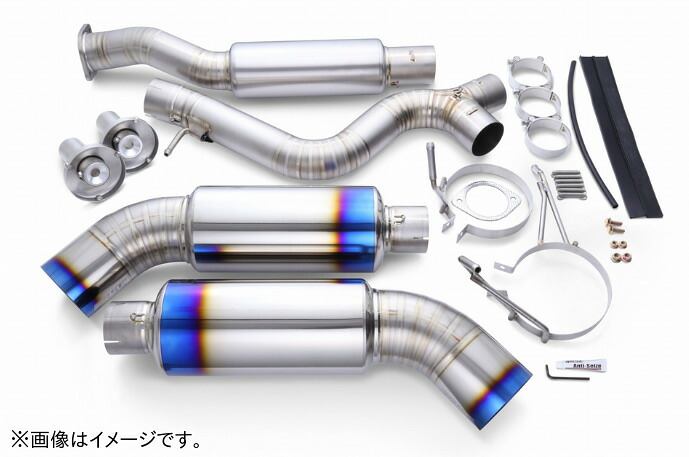【個人宅発送可能】リアルスピードエンジニアリング R.S.E フルチタン マフラー NISSAN ニッサン フェアレディZ Z33 350Z VQ35DE VQ35HR TYPE-D DUAL (RB6090-NS04B)