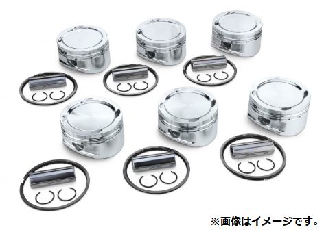 個人宅発送可能 リアルスピードエンジニアリング 鍛造ピストンキット 86.50mm CH30.00 (STD/2.8) NISSAN 日産 GT-R RB26DETT (RA202A-NS05B)