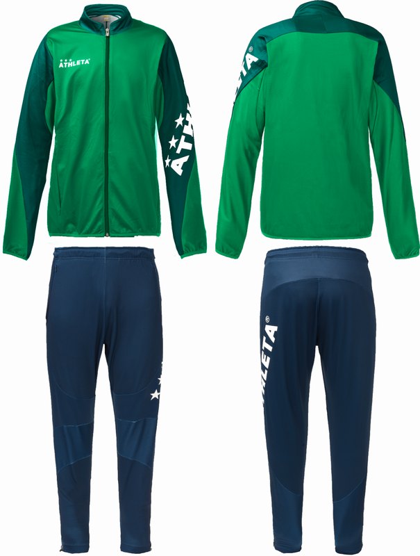 楽天市場 Athleta アスレタ ジャージ上下セット ネイビー系 Verde Branco