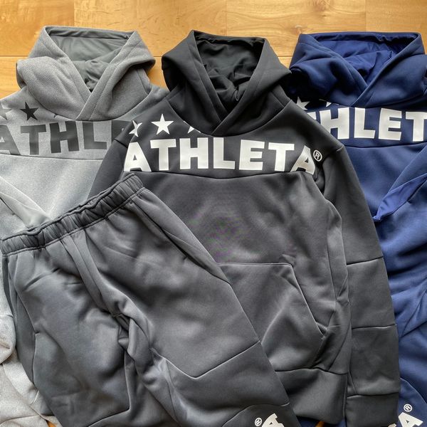 ATHLETA アスレタ 2022AW スウェットパーカー上下セット 大人サイズ 【日本限定モデル】