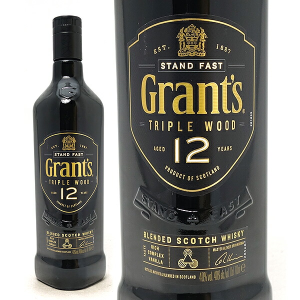 楽天市場】グランツ 12年 700ml 40度 正規品 grants Blended Scotch