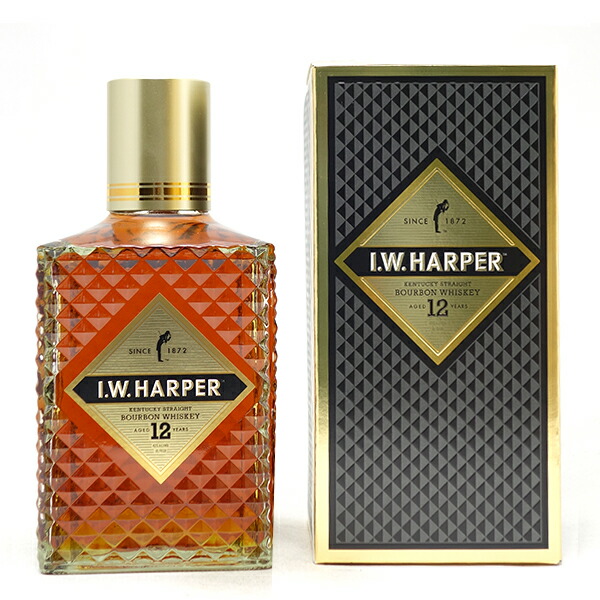 楽天市場】IWハーパー12年 正規品 43度 750ml バーボン ウイスキー