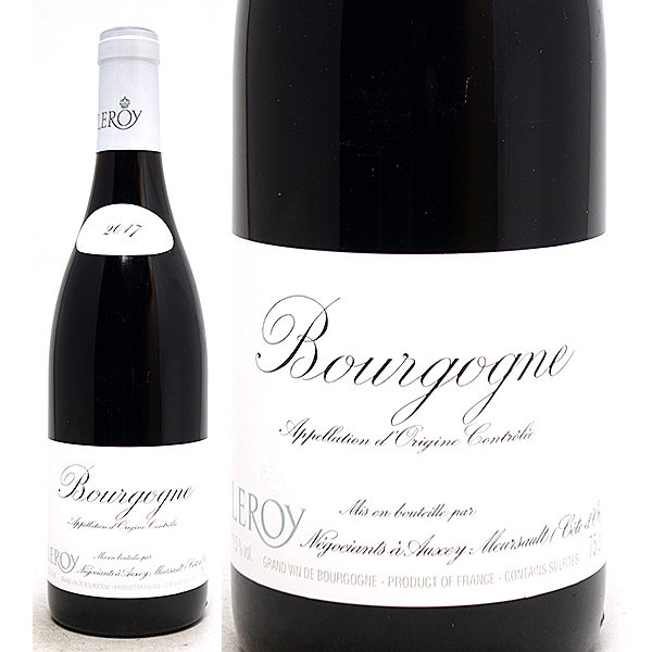 LEROY Bourgogne 2017紅白ワインセット 750ml 楽天市場】【クール配送】メゾン・ルロワ ブルゴーニュ