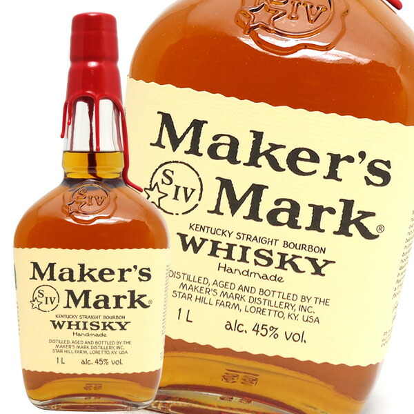 古酒：maker's mark 750ml　バーボン　45度　箱無し 500604_1.jpg