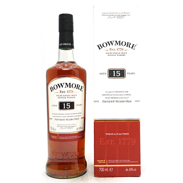 楽天市場】□オールドボトル□ ボウモア 12年 ダンピーボトル 750ml 43