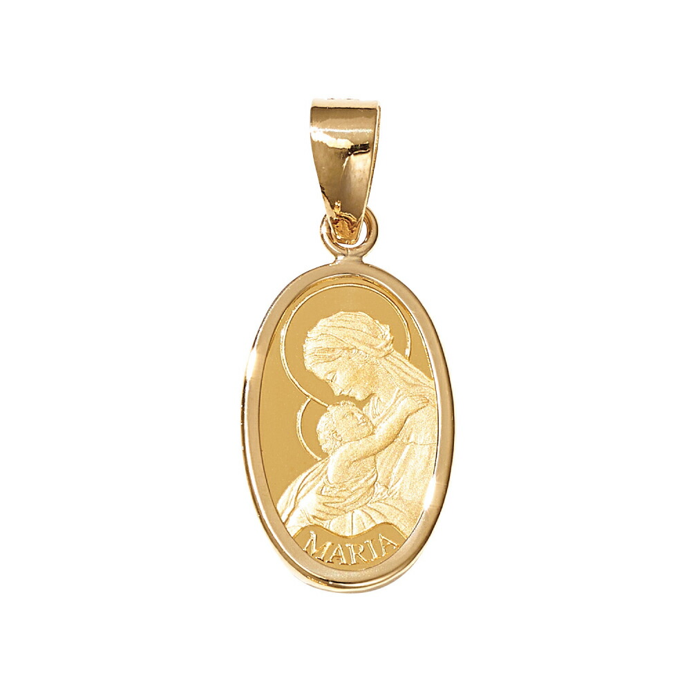 楽天市場】K18/K24 K18 18金 K24 24金 金 エンジェル メダルペンダント