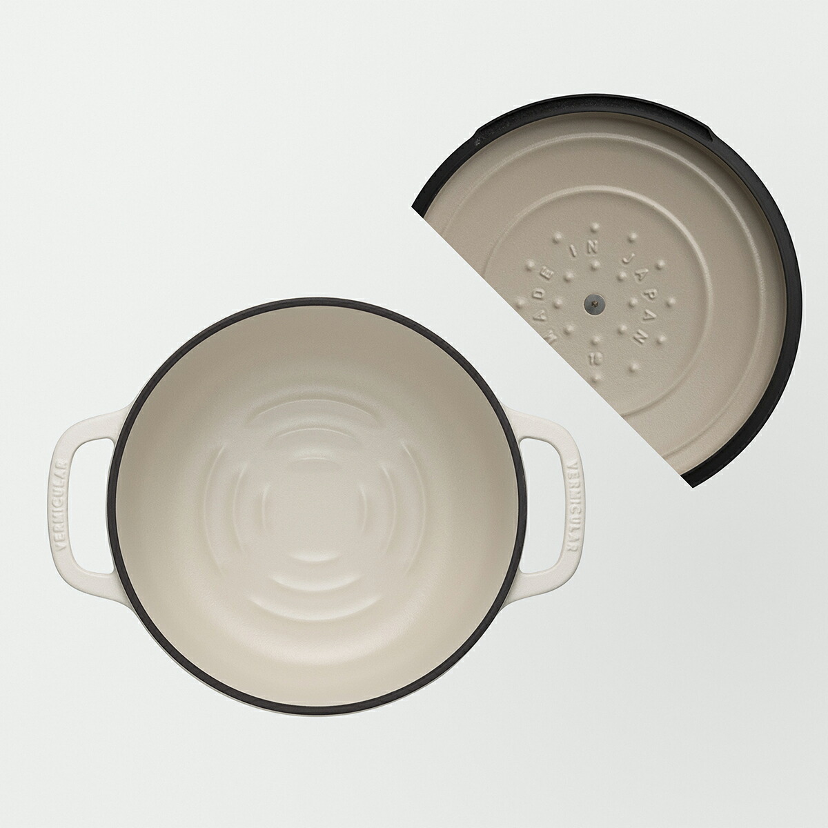 公式】バーミキュラ オーブンポット2 22cm マットリネンベージュ