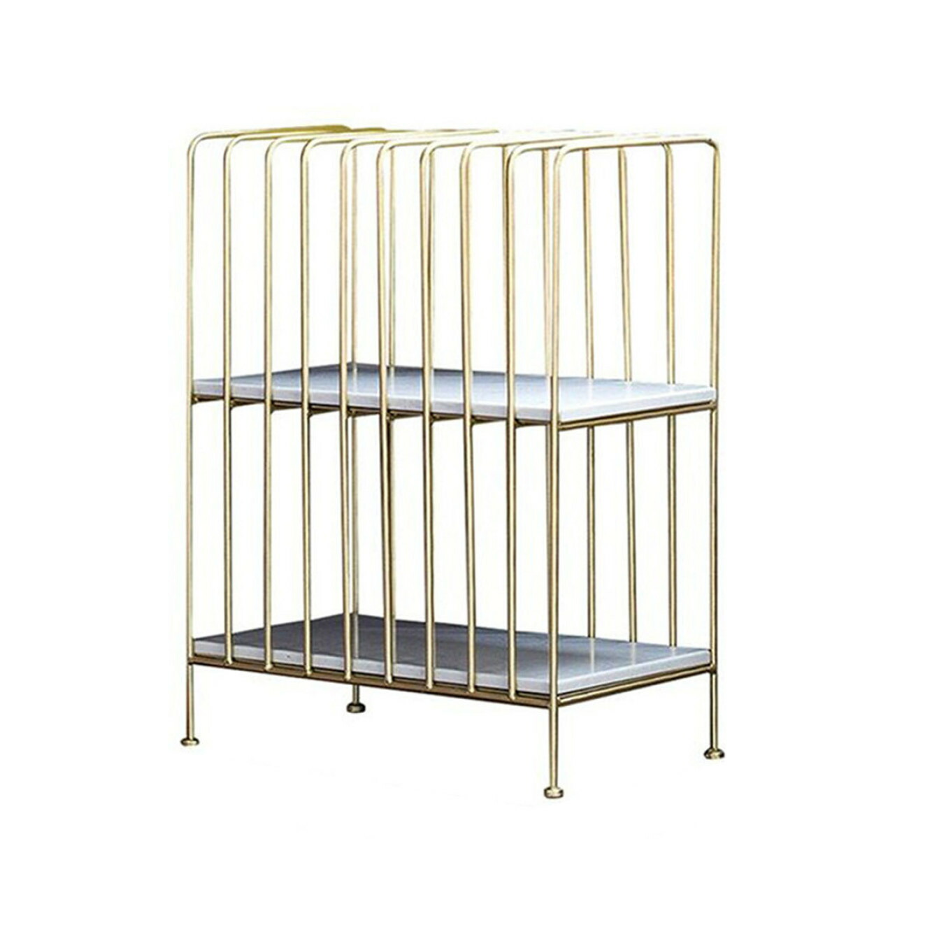 楽天市場】VeroMan ブックシェルフ ゴールドブックラック 収納棚 本棚