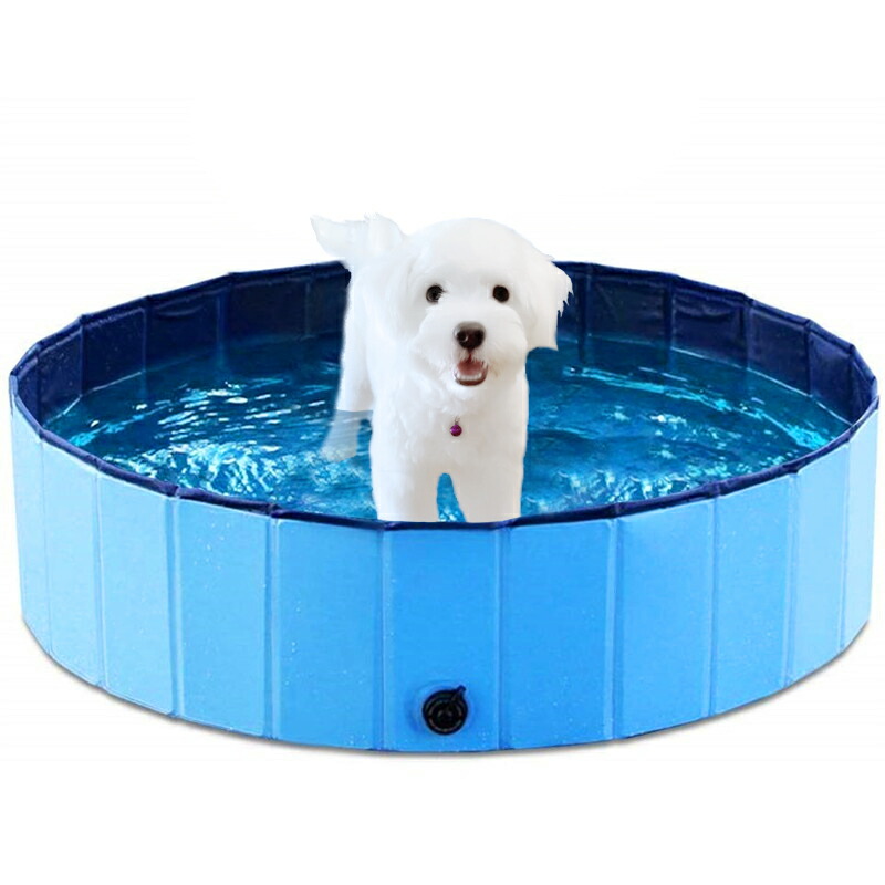 楽天市場 直径1cm Veroman ペットプール ペット用バスグッズ 折り畳み 持ち運び便利 水抜き栓付き 夏 猫 犬 子供 水遊び 高さ30cm Veroman