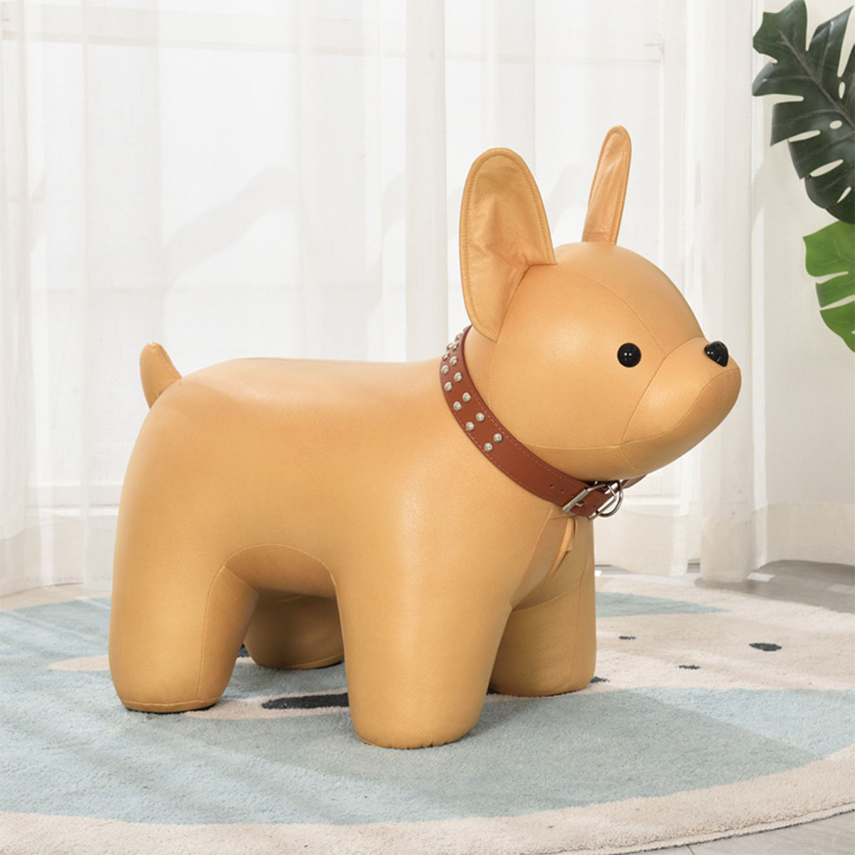 VeroMan キッズチェア キッズトイ 犬 子供 スツール 椅子 チェア アニマル 動物 パグ ワンちゃん キュート シンプル レトロ 韓国インテリア (完成品)