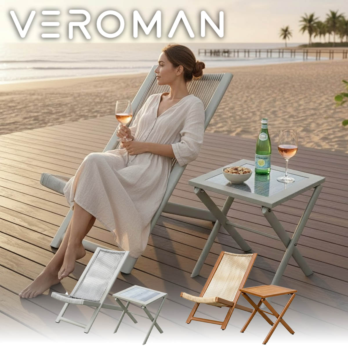 [サイドテーブル付き] VeroMan ラウンジチェア チェア ローチェア 穏やかな自然美を感じる パーソナルチェア リックス フロアチェア 快適なリラックス空間 韓国インテリア