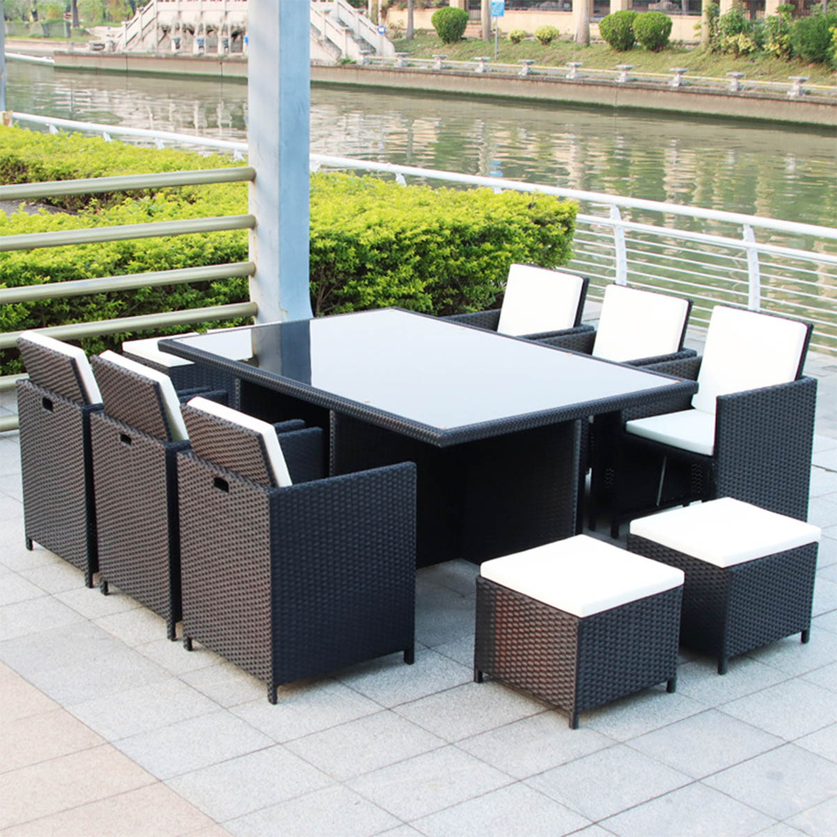 楽天市場】【コストコ・新古品】 バルコニー テーブルセット ガーデン