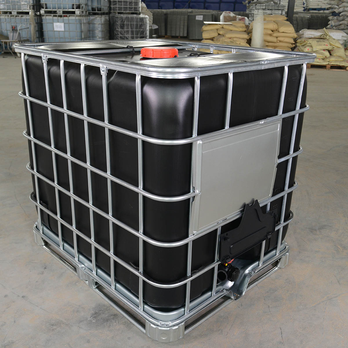 VeroMan 貯水貯蔵タンク 1000L 持ってくる入れもの 貯水 貯蔵タンク 大静電容量 容れもの 積み上げ 流動体 不成立えの具 舎密学原料品 溶体 御勤め用 四方型