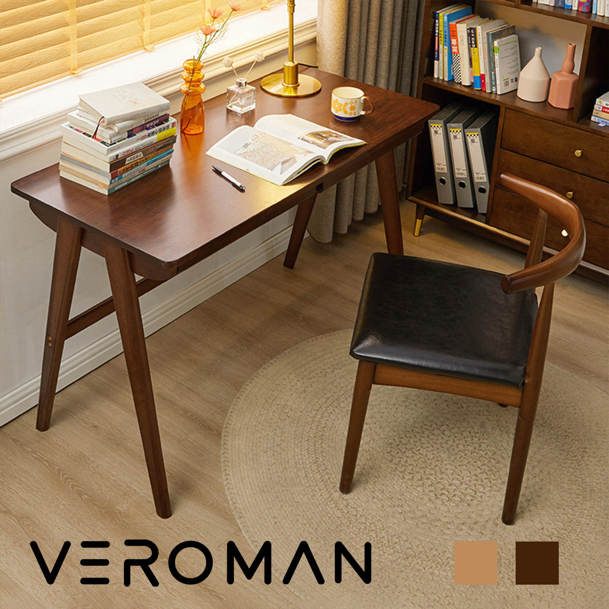 楽天市場】[幅80cm] VeroMan 勉強机 木製テーブル デスク 作業台